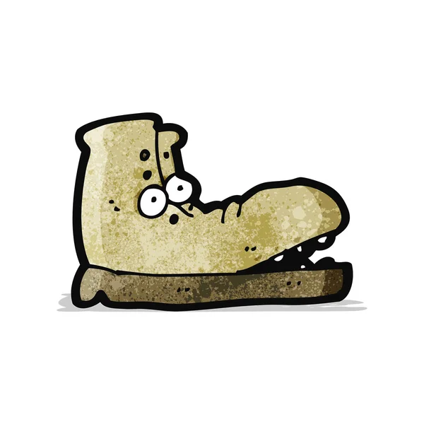 Cartoon old boot — Stock Vector