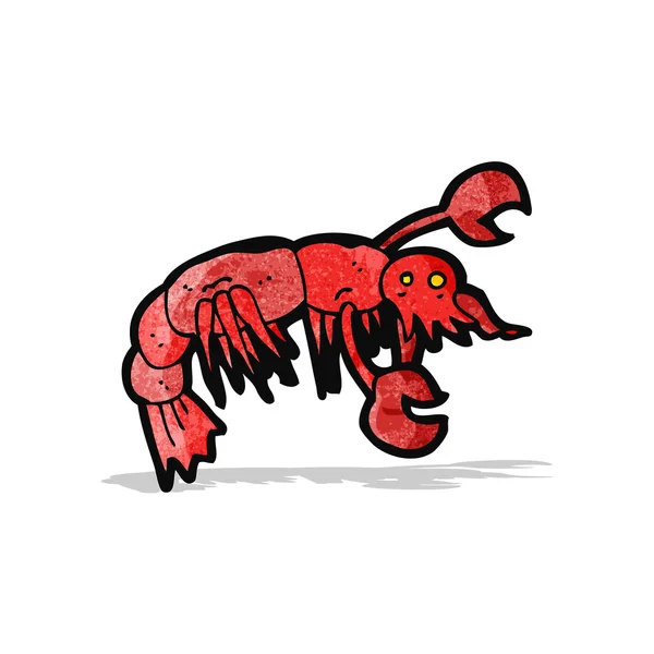 Homard de bande dessinée — Image vectorielle