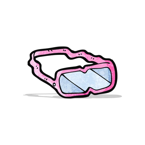 Cartoon protective goggles — Stock Vector