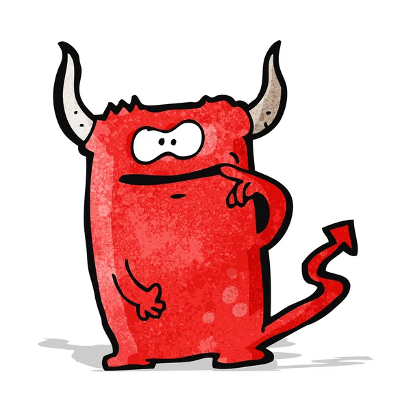 Diablo de dibujos animados — Vector de stock