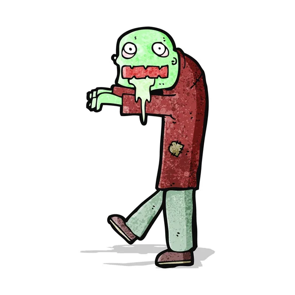 Çizgi film zombi — Stok Vektör