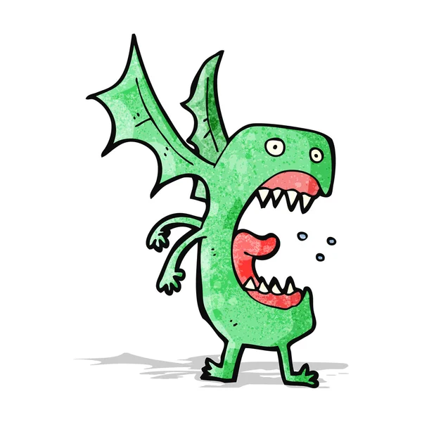 Cartoon brullende monster — Stockvector