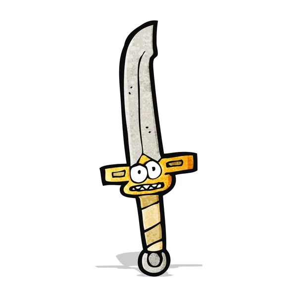 Espada de dibujos animados — Vector de stock