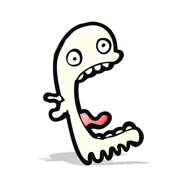 Cartoon schreeuwende ghost — Stockvector