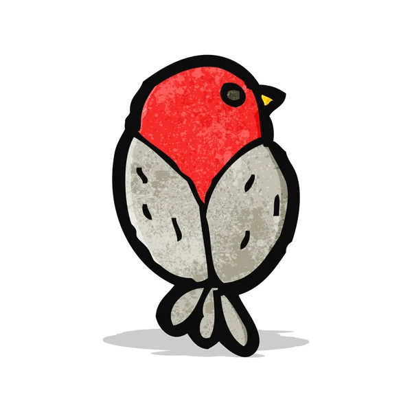 Cartoon little robin — Stock Vector