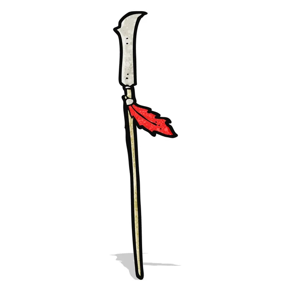 Cartoon spear — Stock Vector