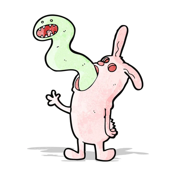 Kreslený strašidelný králík — Stockový vektor