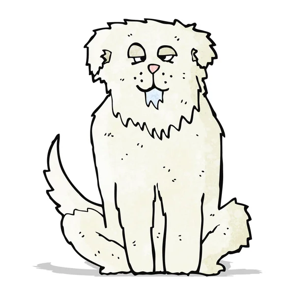 Dessin animé grand chien — Image vectorielle