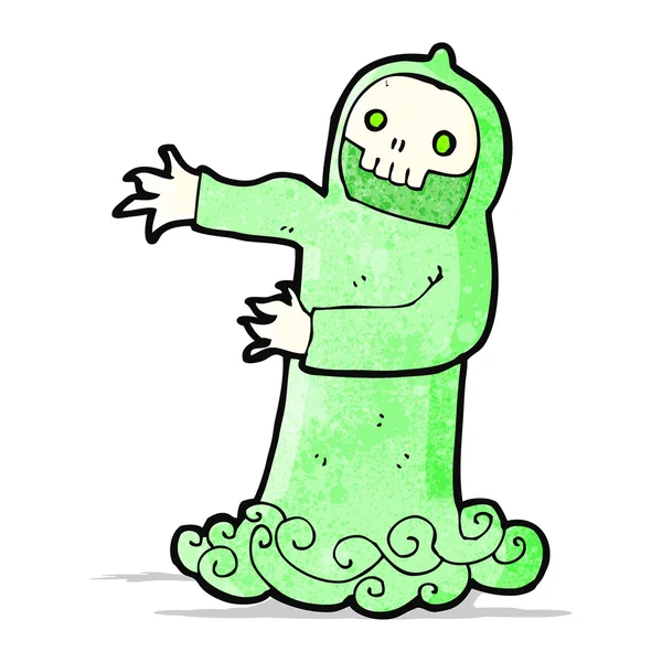 Cartoon spooky ghost — Stock vektor