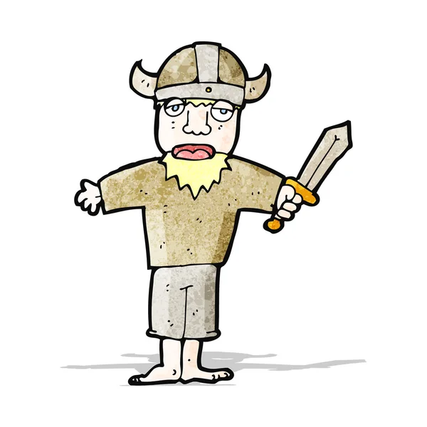 Dessin animé Viking — Image vectorielle