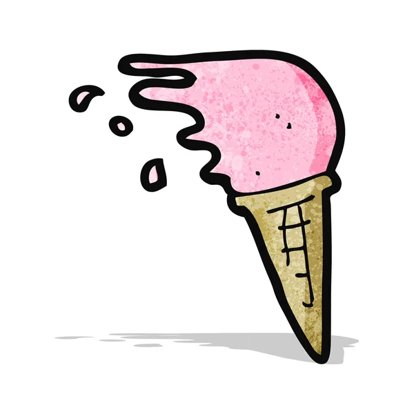 Crème glacée dessin animé — Image vectorielle