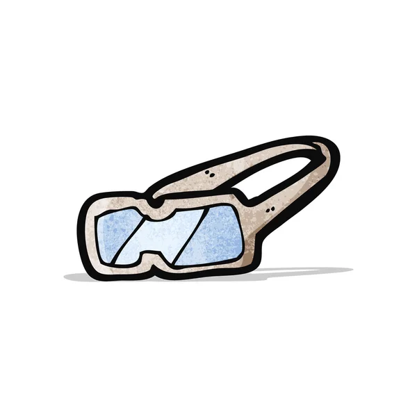 Kreslený ochranné brýle — Stockový vektor