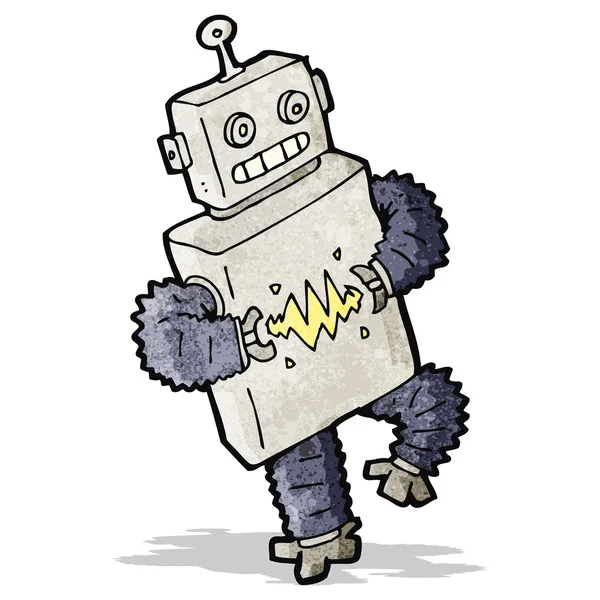 Cartoon robot — Stockvector