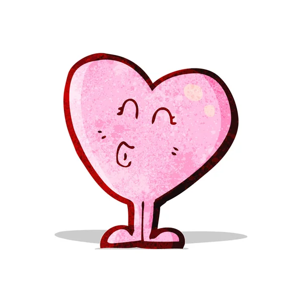 Corazón de dibujos animados — Vector de stock