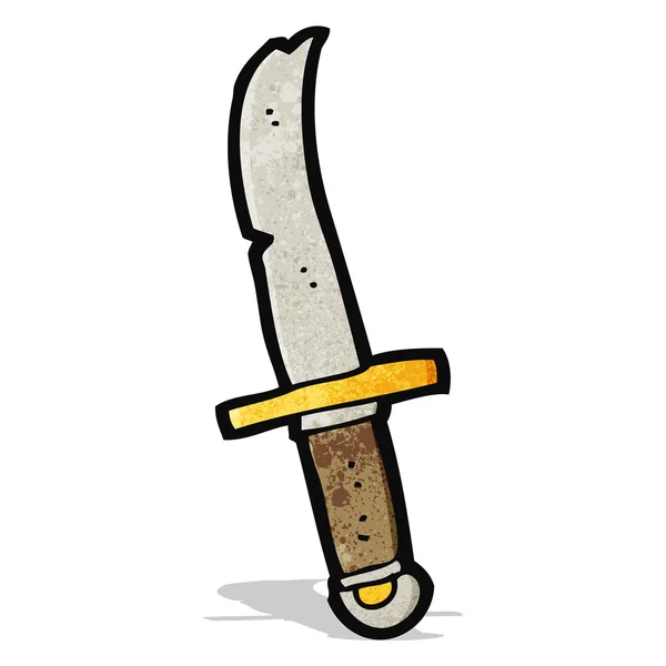 Couteau de dessin animé — Image vectorielle