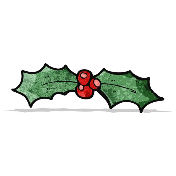 Holly cartoon — Stockvector