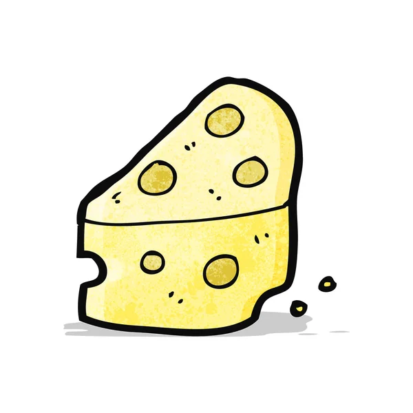 Cartoon cheese — Stock Vector