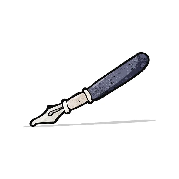 Cartoon fountain pen — Stock Vector