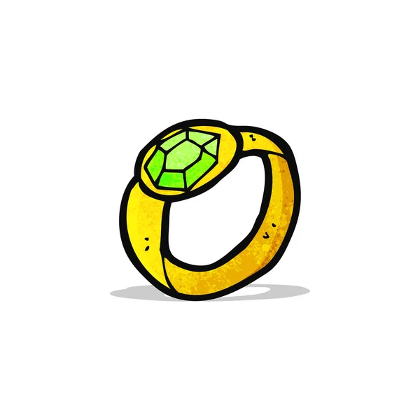 Kreslený Kouzelný prsten — Stockový vektor