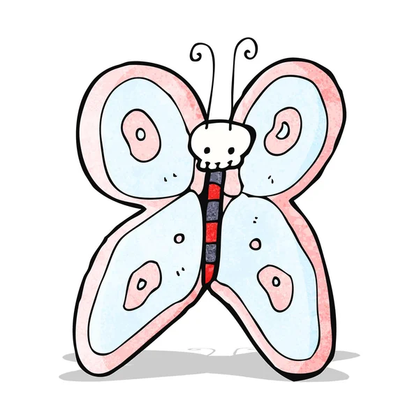 Mariposa de dibujos animados — Vector de stock