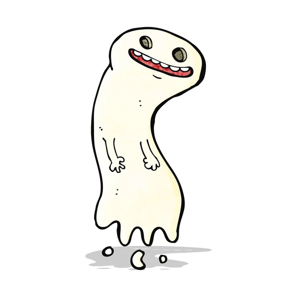 Spooky cartoon ghost — Stockvector