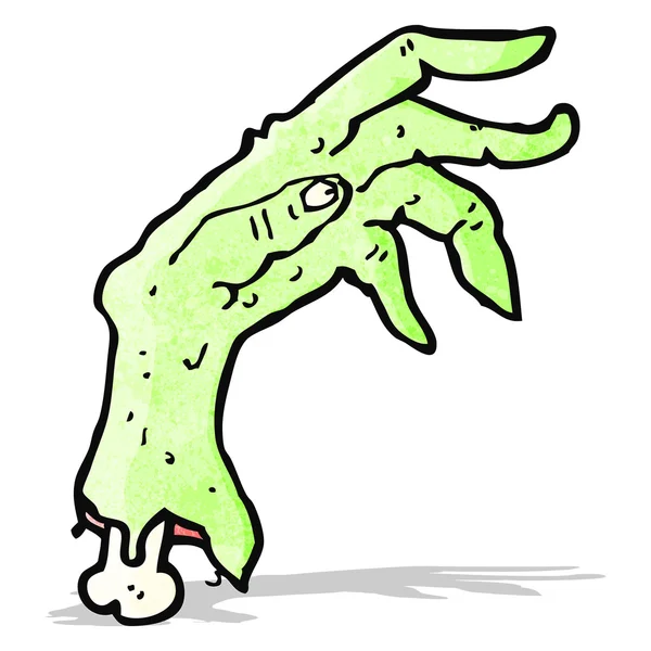 Cartoon zombie hand — Stock Vector
