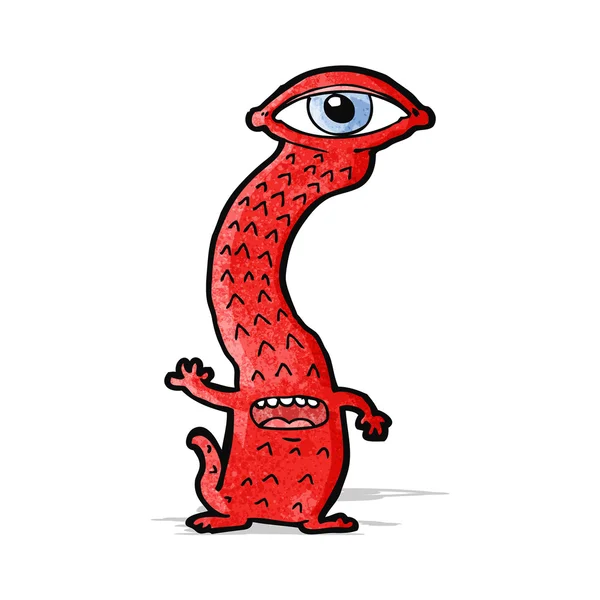 Cartoon wuivende monster — Stockvector