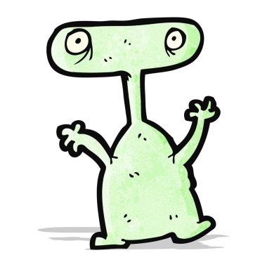 çizgi film garip uzaylı canavar