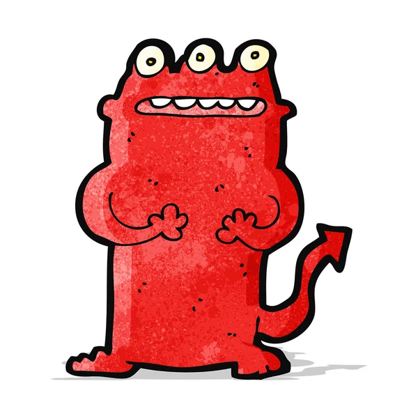 komik karikatür canavar