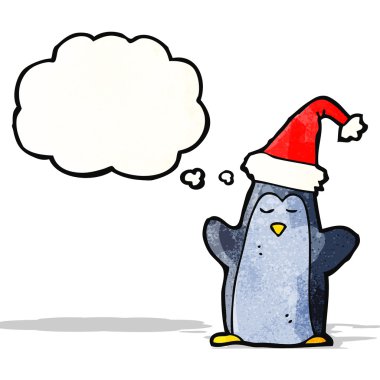 thoguth kabarcık karikatür penguen