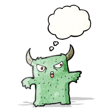 küçük canavar karikatür