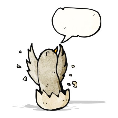 karikatür kuş ÖTÜŞÜ