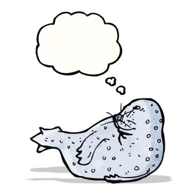 thougth kabarcık karikatür mühür