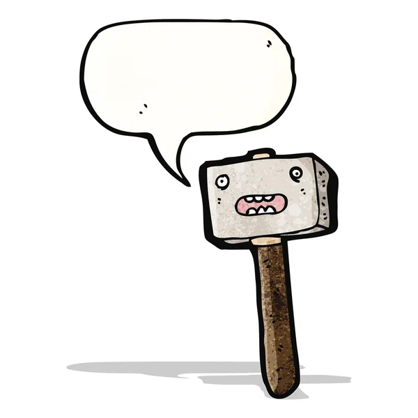 Cartoon mallet — Stockvector