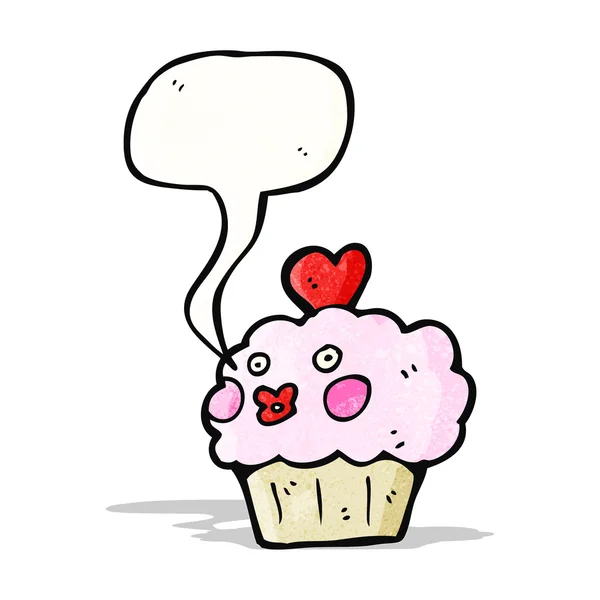 Cartoon Cupcake — Stockvector