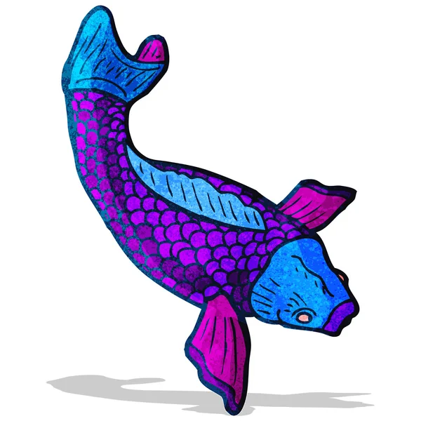 鯉の入れ墨の図 — ストックベクタ