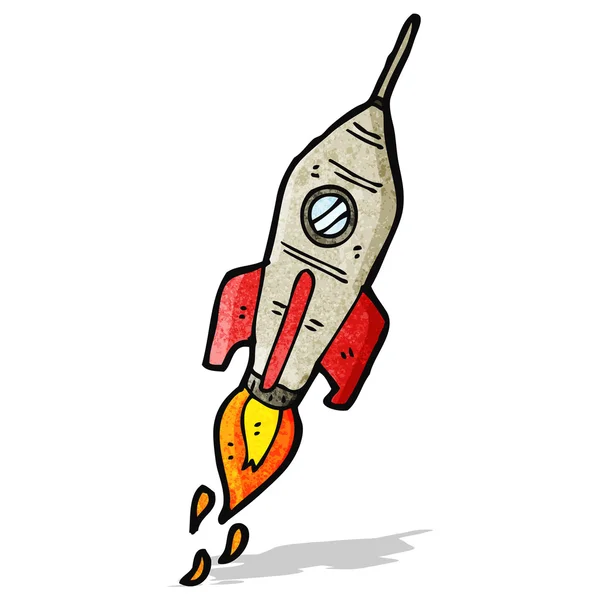 Cartoon rocket — Stock Vector