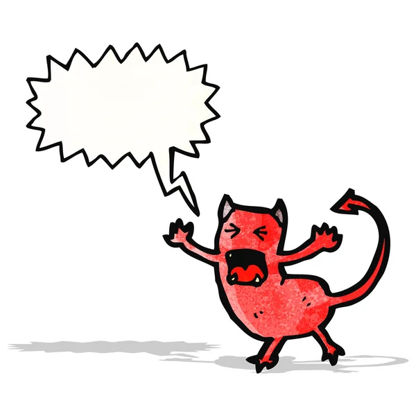 Cartoon little devil — Stock Vector