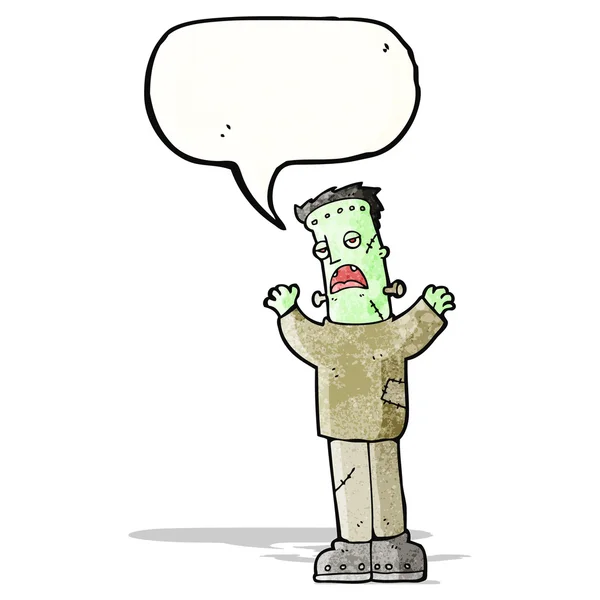Dibujos animados monstruo de Frankenstein — Vector de stock