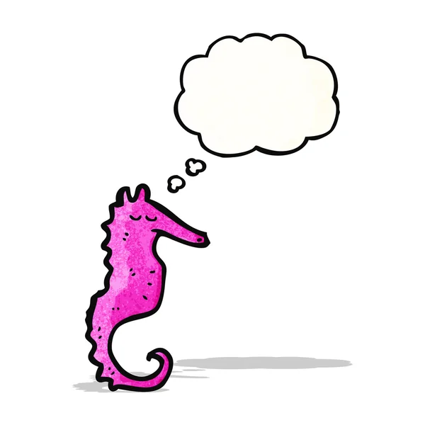 Cartoon seahorse — Stockvector