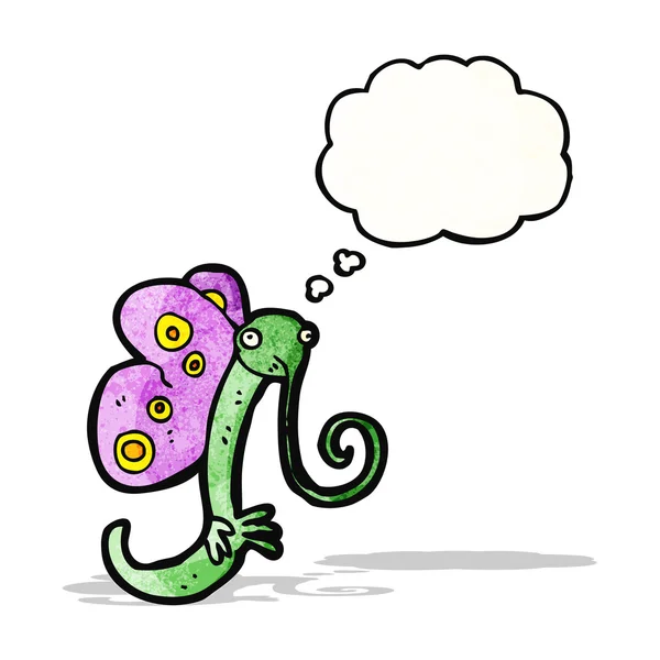 Amuzant desen animat fluture — Vector de stoc