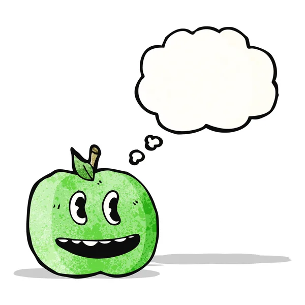 Caricature pomme — Image vectorielle