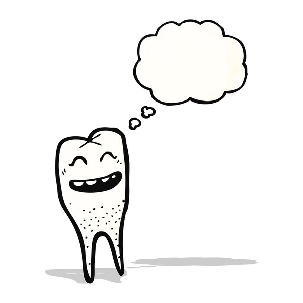 Dessin animé sourire dent — Image vectorielle