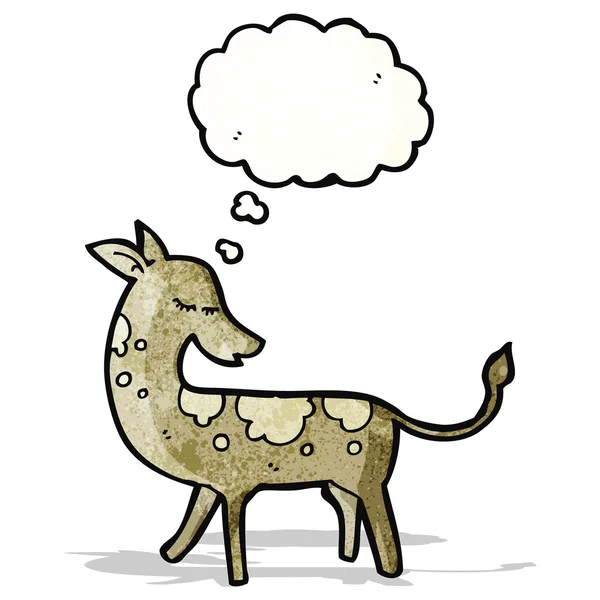 Carino cervo cartone animato — Vettoriale Stock
