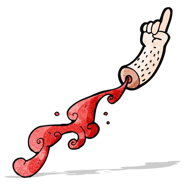 Cartoon brutit arm — Stock vektor