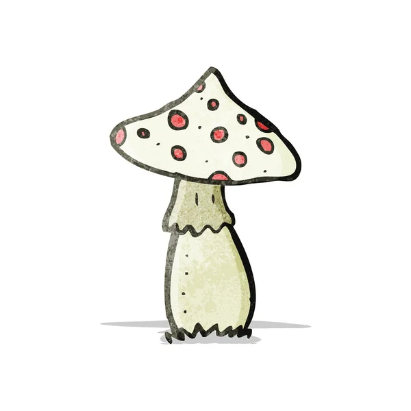 Cartoon toadstool — Stock Vector