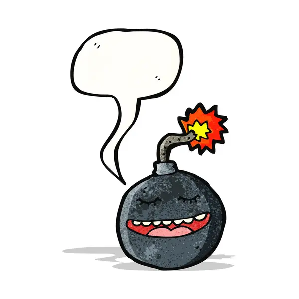 Cartoon bomb — Stock Vector