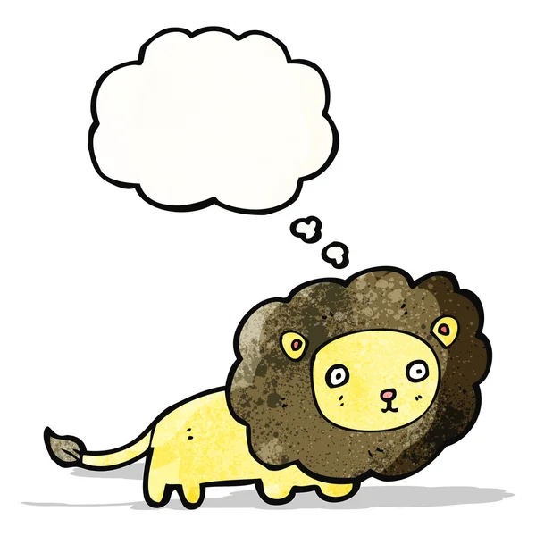卡通狮子简笔画 （光栅版) — 图库矢量图片