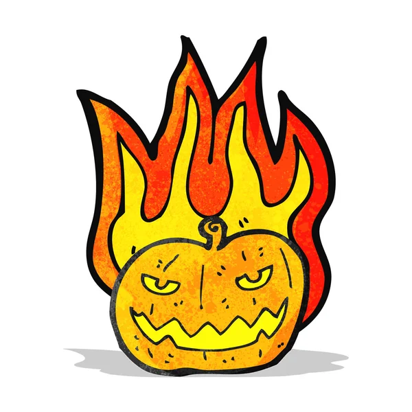 Calabaza de dibujos animados — Vector de stock