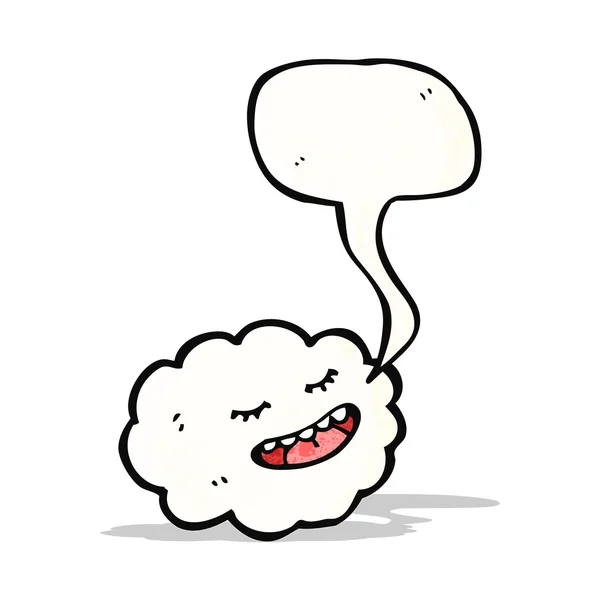 Cartoon-Wolke mit Sprechblase — Stockvektor